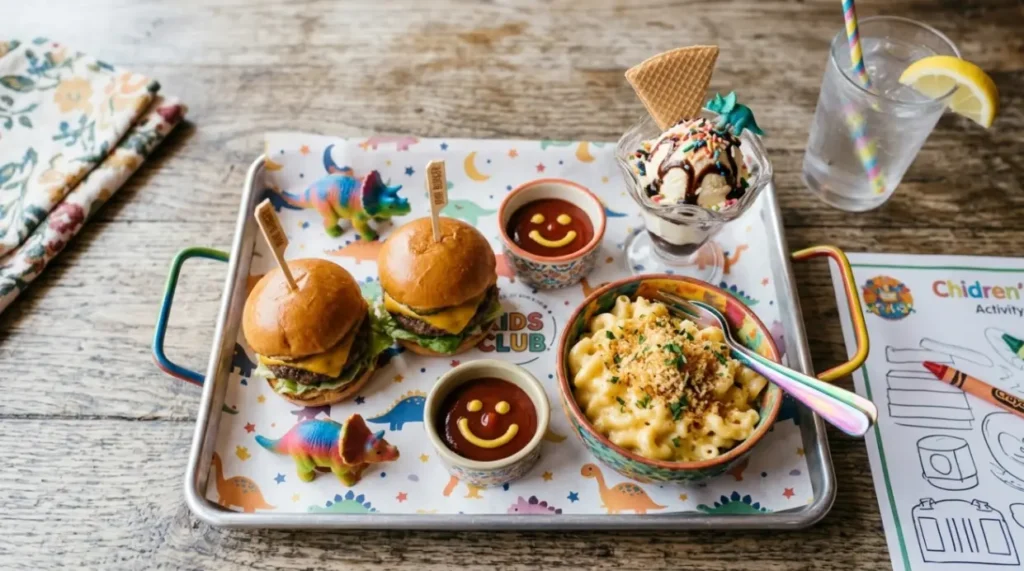 twin peaks kids menu